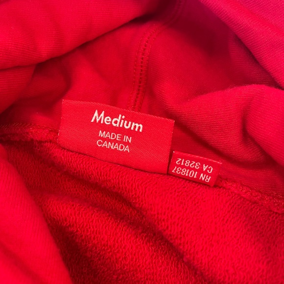 Supreme Thrasher Flame Logo Hoodie Red Size Medium - Picture 10 of 10